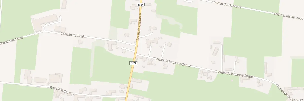 Plan du 3 Che de la Lanne-sèque à Tuzaguet