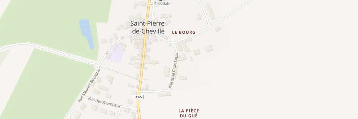 Plan du 7 Rue de la Croix-louis à Saint-Pierre-de-Chevillé