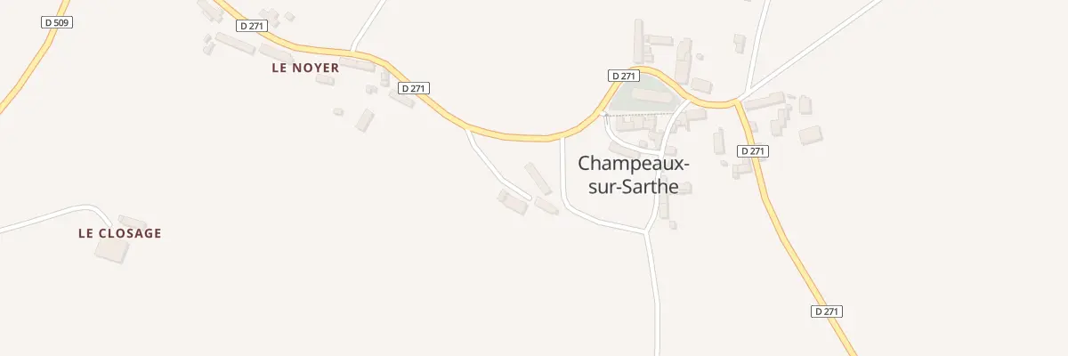 Plan du 5000 L’Orange à Champeaux-sur-Sarthe