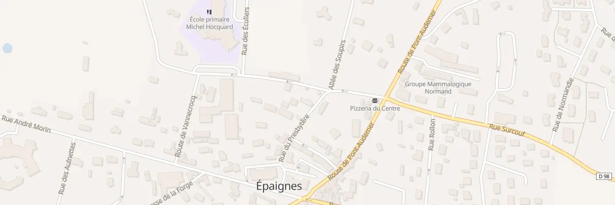 Plan du 9 Rue du Presbytere à Épaignes