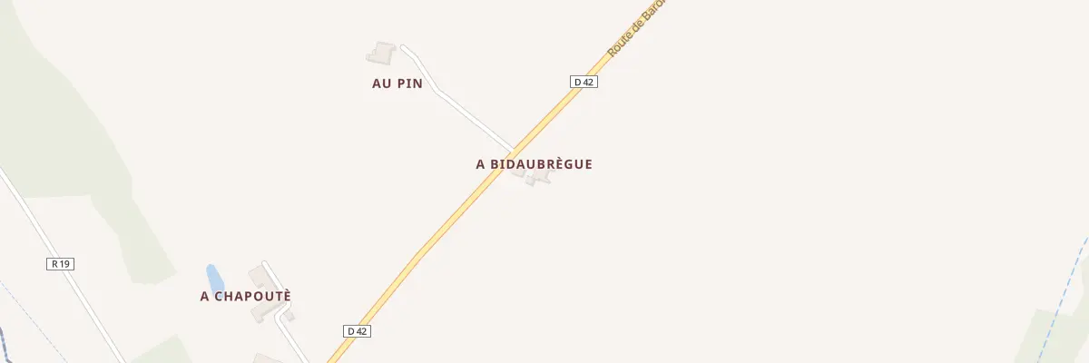 Plan du 5057 A Bidaubregue à Larroque-Saint-Sernin