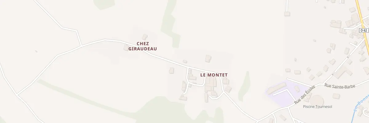 Plan du 10 Rue du Montet à Chasseneuil-sur-Bonnieure