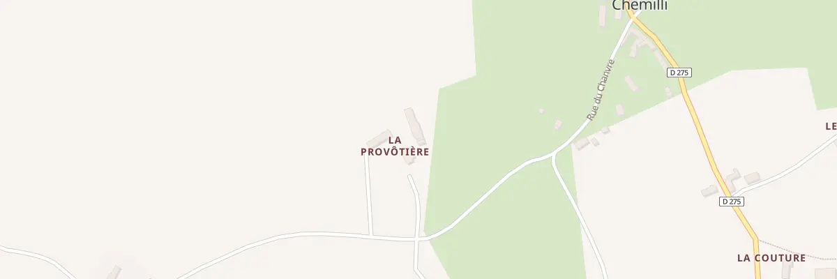 Plan du 69 La Provotiere à Chemilli
