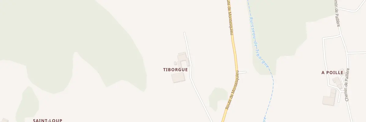 Plan du 97 Tiborgue à Montagnac-sur-Auvignon