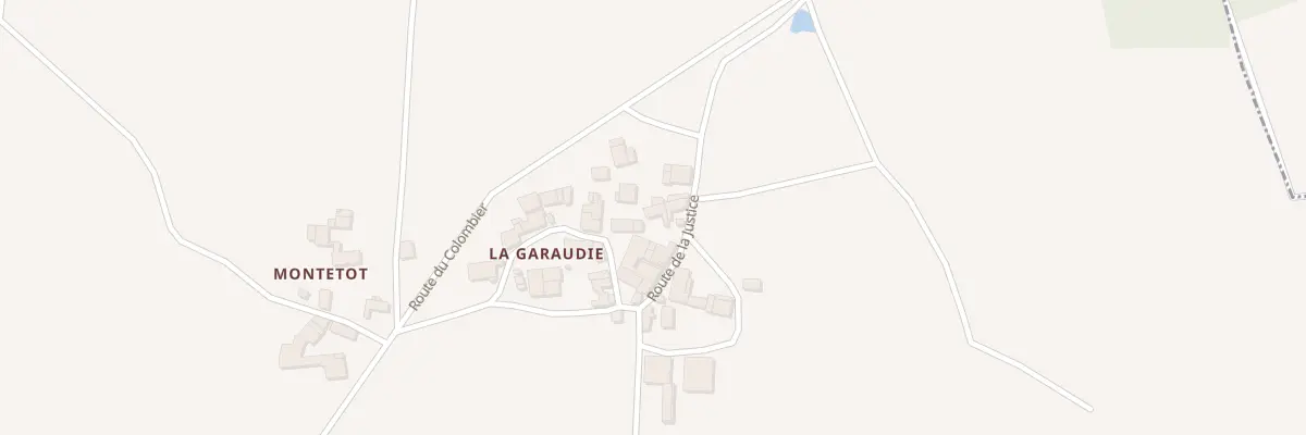 Plan du 3 Rte de la Justice à Parzac