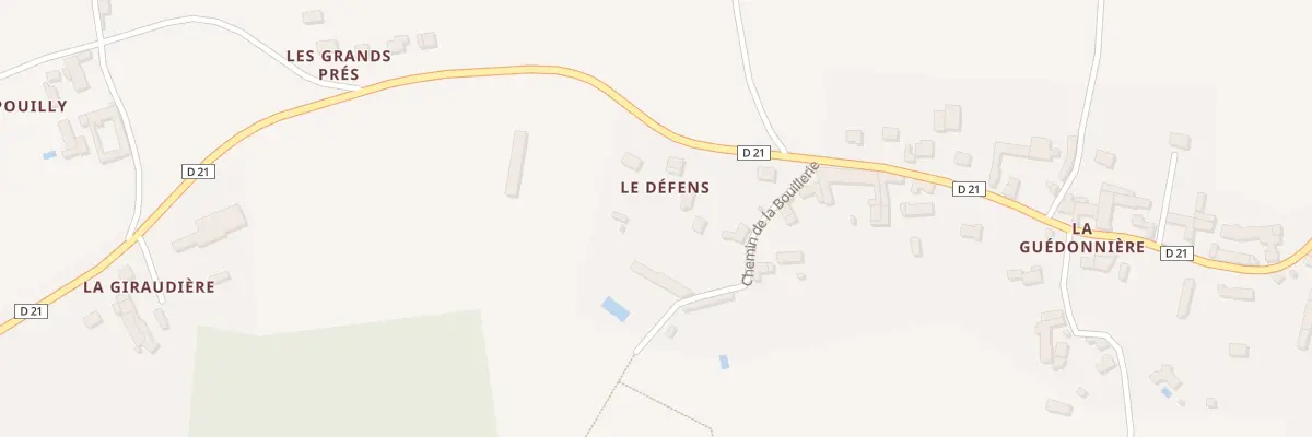 Plan du 5301 Le Defens à Colombiers