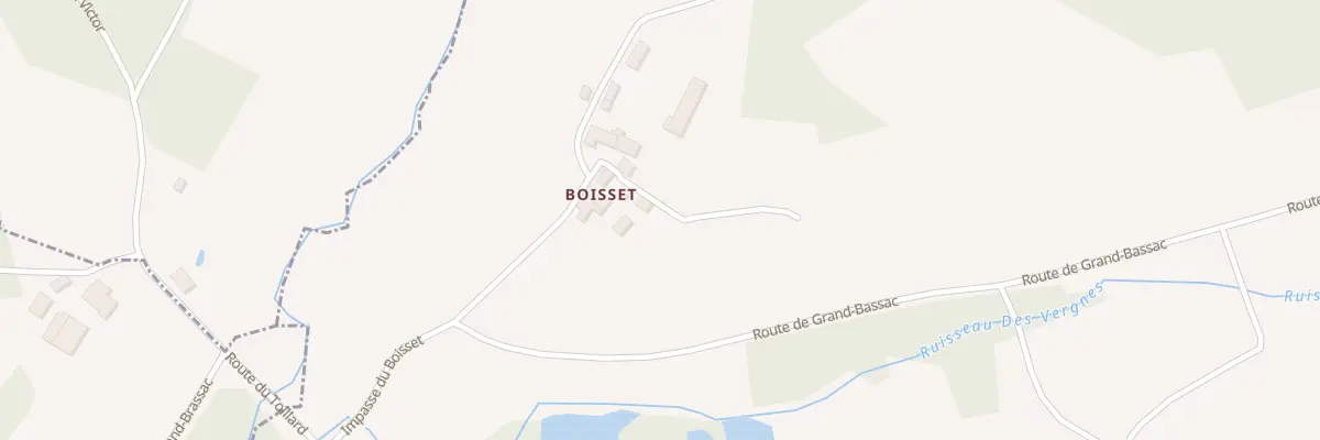 Plan du 3 Boisset à Saint-Victor