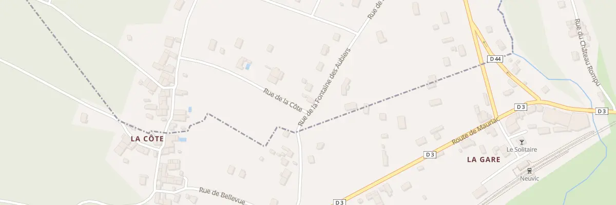Plan du 18 Rue de la Fontaine des Aubiers à Saint-Germain-du-Salembre
