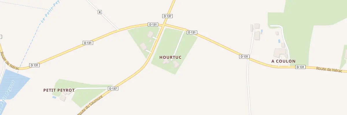 Plan du 1307 Rte de Nérac à Fieux