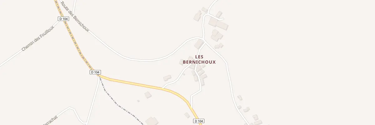 Plan du 65 Les Bernichoux à Douchapt
