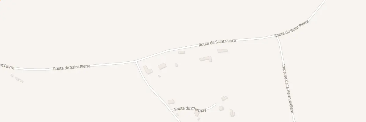 Plan du 550 Rte de Saint Pierre à Échauffour