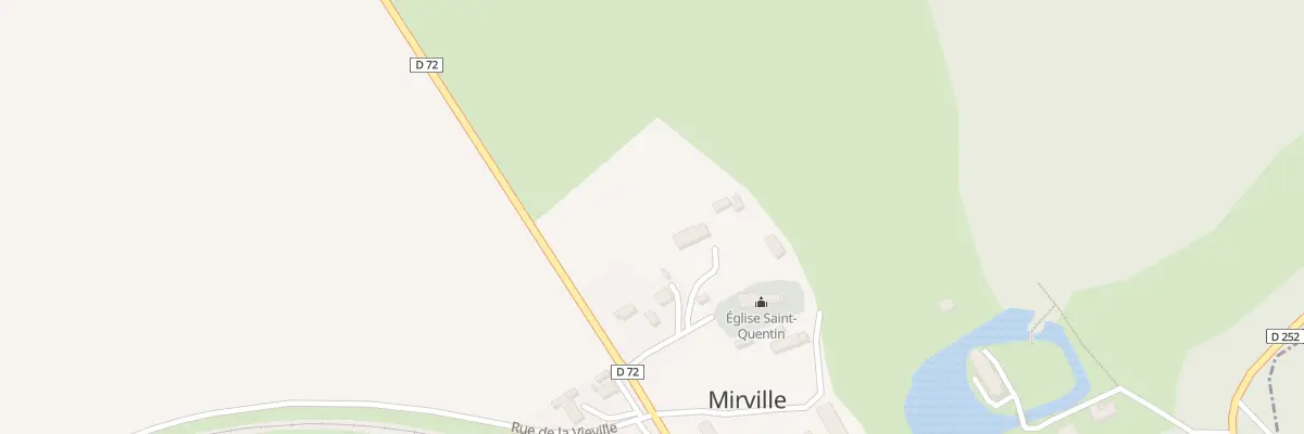 Plan du 95 L’Eglise à Mirville