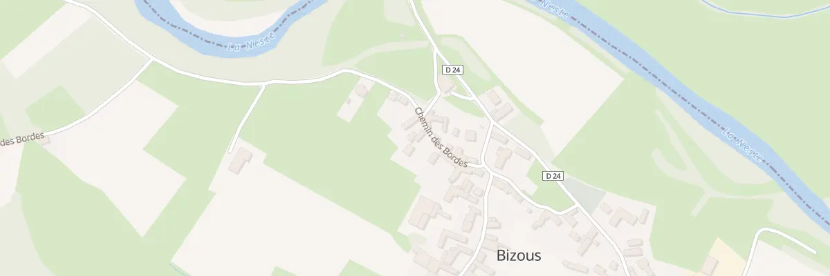 Plan du 105 Che des Bordes à Bizous