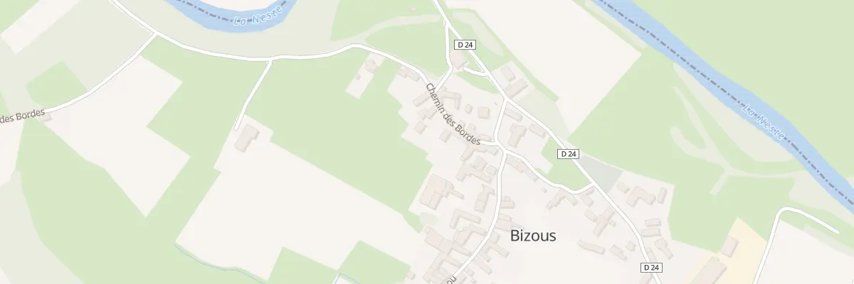 Plan du 65 Che des Bordes à Bizous