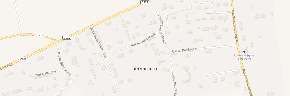 Plan du 7 Rue de Boissemont à Sainte-Hélène-Bondeville
