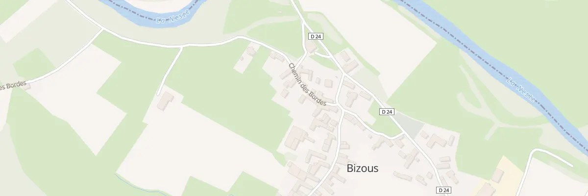Plan du 83 Che des Bordes à Bizous