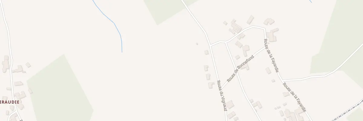 Plan du 35 La Senzille à Segonzac