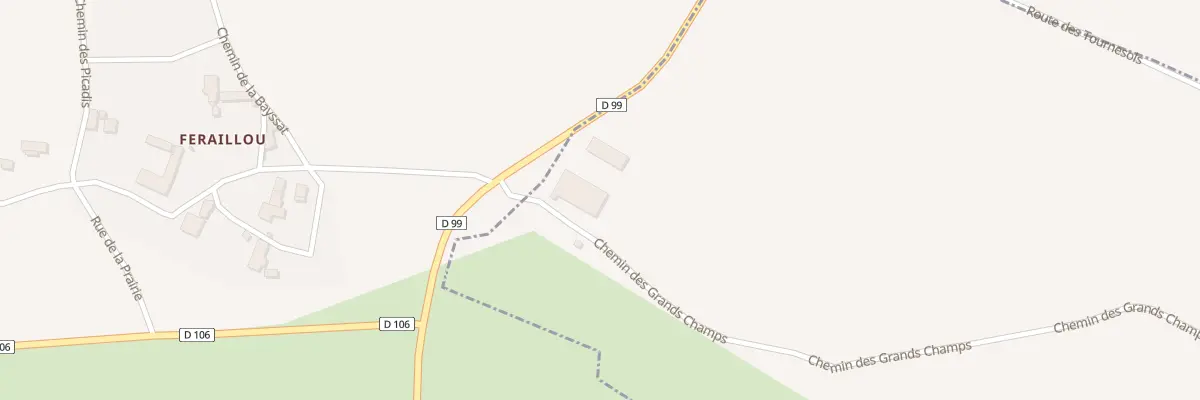 Plan du 720 Che des Grands Champs à Chapdeuil