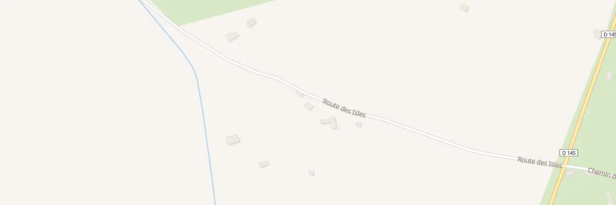 Plan du 538 Rte des Isles à Thiberville