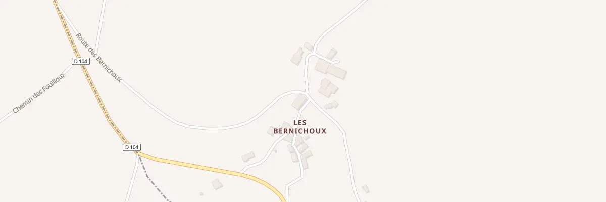Plan du 66A Les Bernichoux à Douchapt