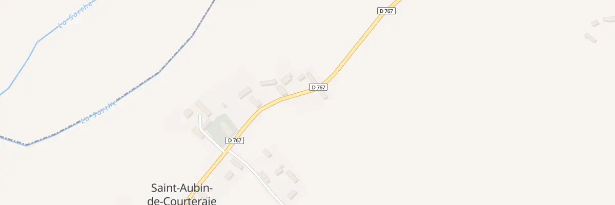 Plan du 8 Rte de la Croix de Pierre à Saint-Aubin-de-Courteraie