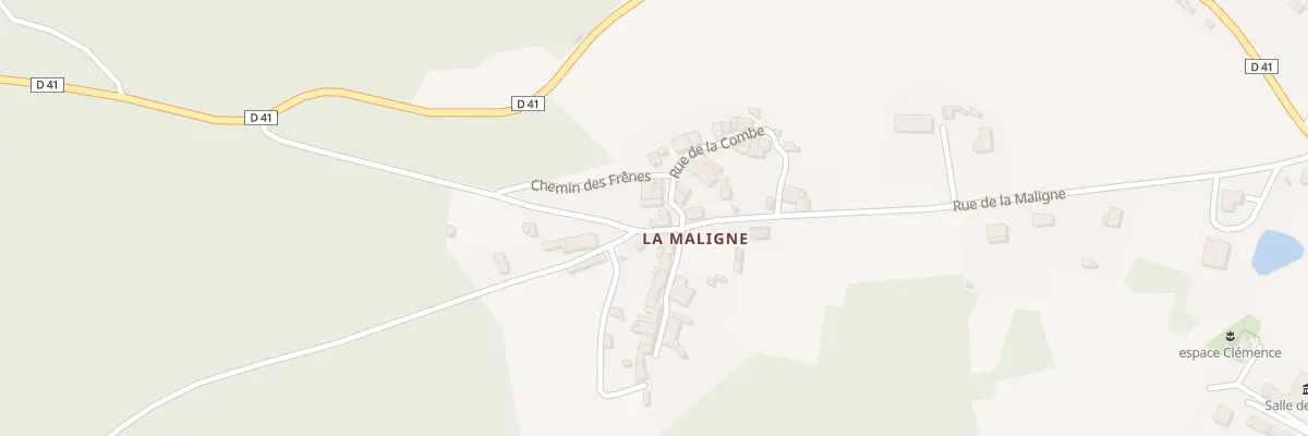 Plan du 1 Rue de la Combe à Saint-Germain-du-Salembre