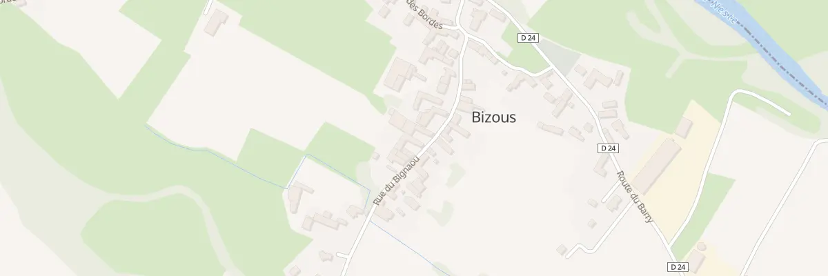 Plan du 148 Rue du Bignaou à Bize