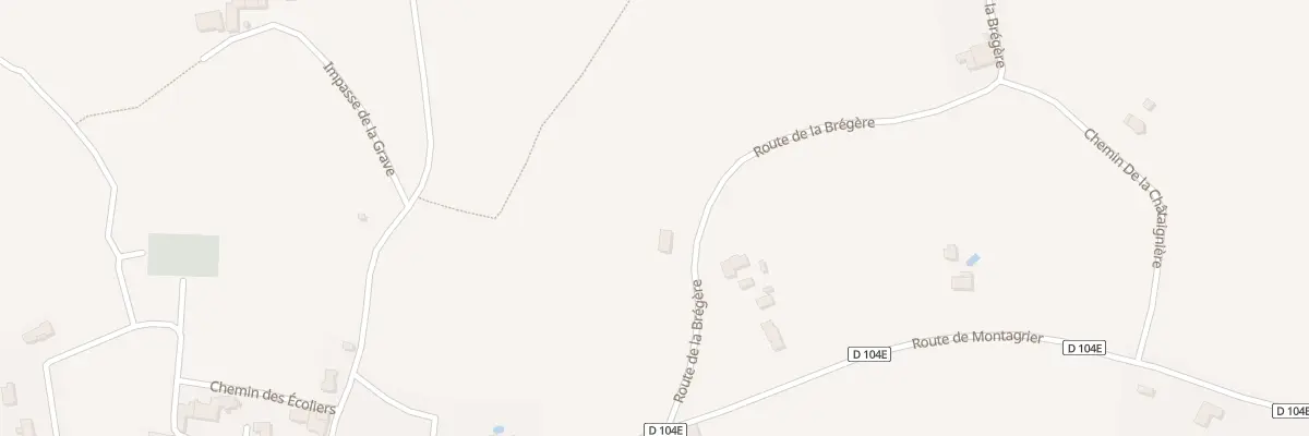 Plan du 6 Rte de la Brégère à Saint-Victor