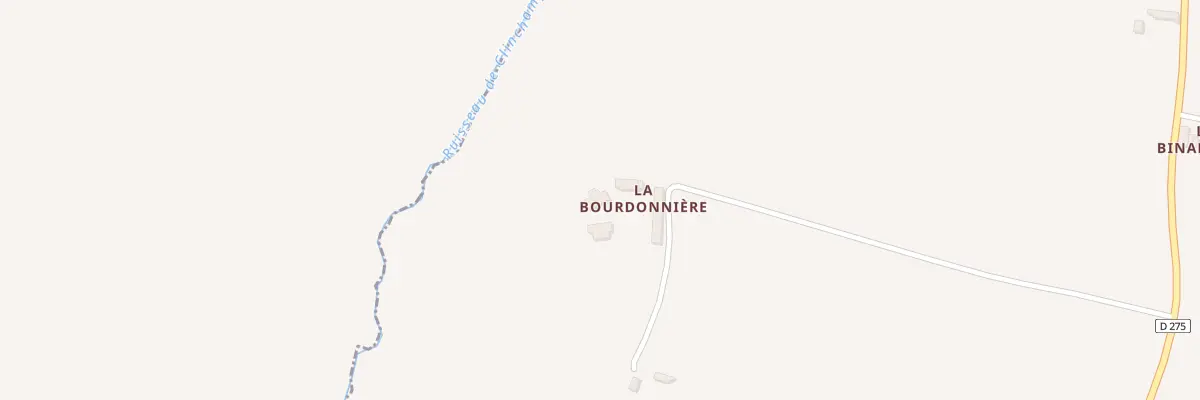 Plan du 1 Grande Bourdonniere à Chemilli