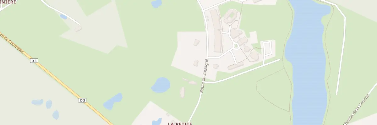 Plan du 279 Rte de Souvigné à Ambillou