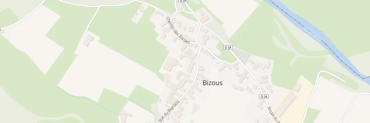Plan du 44 Rue du Bignaou à Bizous