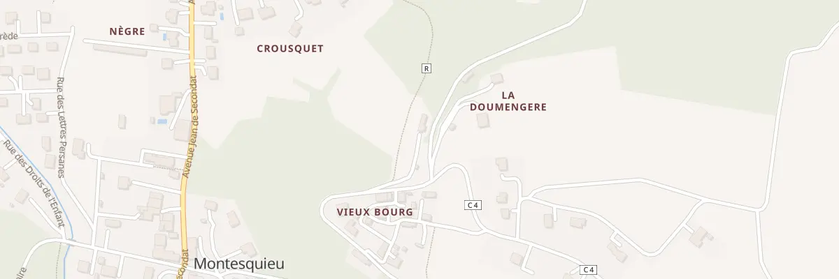 Plan du 805 Rue Diderot à Montesquieu