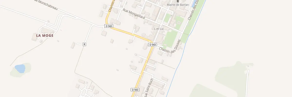 Plan du 780 Che de Ronde à Barran