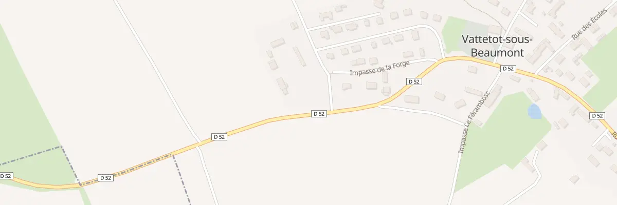 Plan du 13 Rte de Grainville à Vattetot-sous-Beaumont