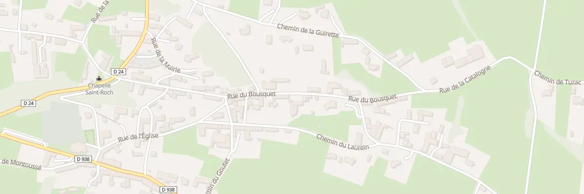 Plan du 10 Rue du Bousquet à Tuzaguet