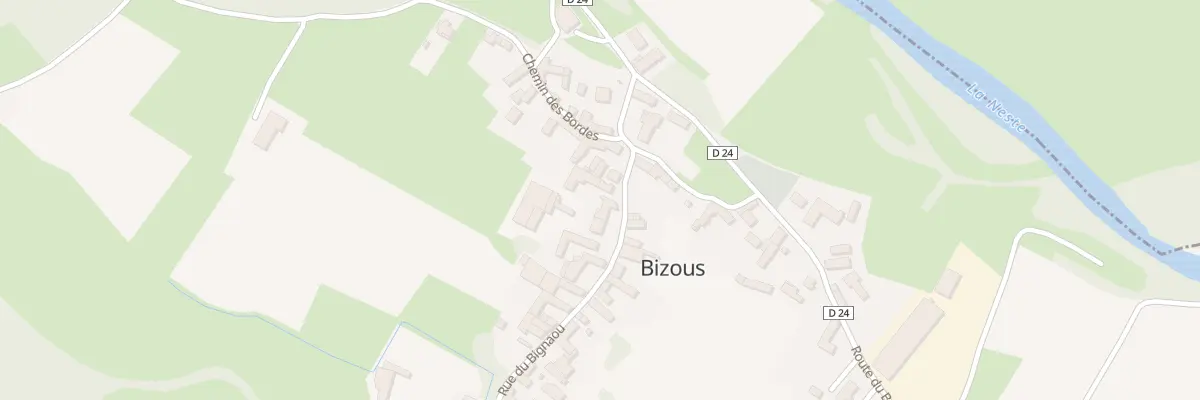 Plan du 42 Rue du Bignaou à Bizous
