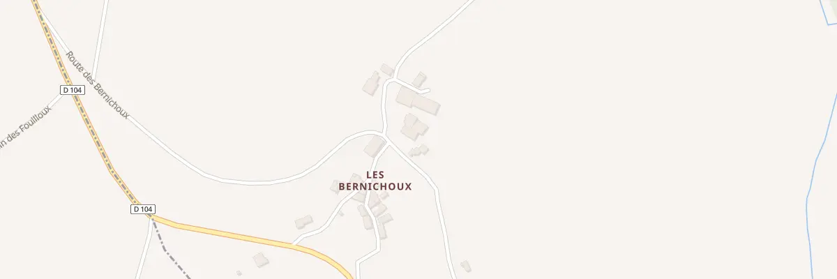 Plan du 68 Les Bernichoux à Douchapt
