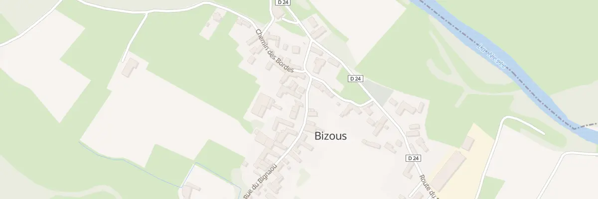 Plan du 32 Rue du Bignaou à Bizous