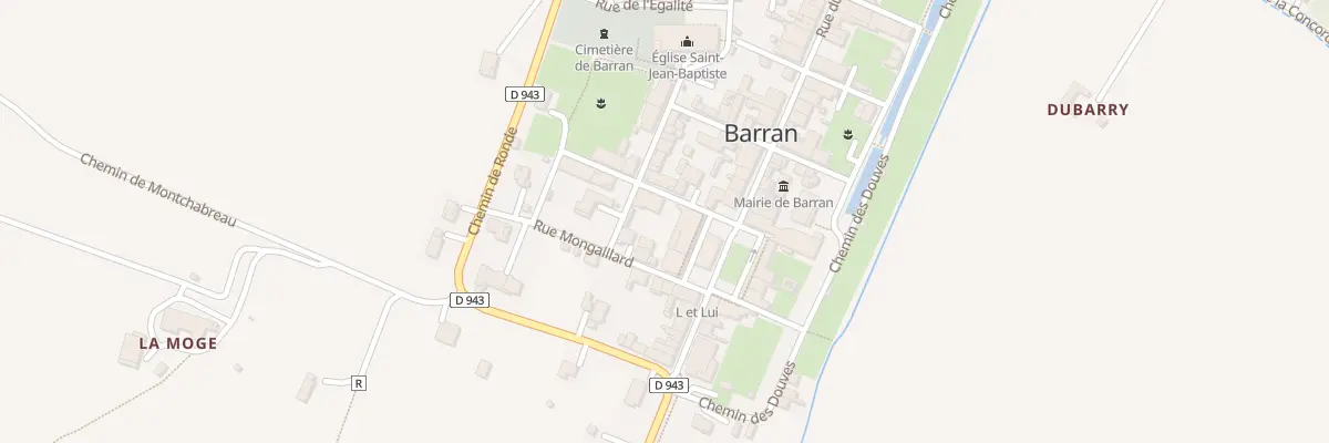 Plan du 4 Pl du Marche à Barran