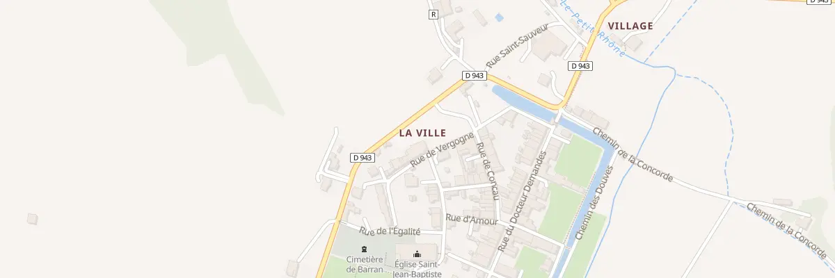 Plan du 5116 Rue de Vergogne à Barran