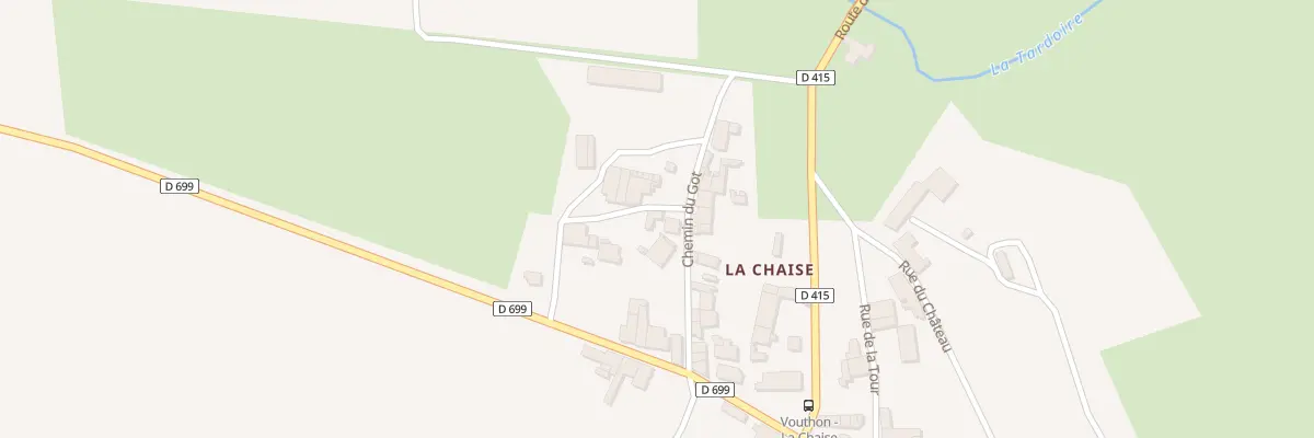 Plan du 2 Che des Pierres à Vouthon