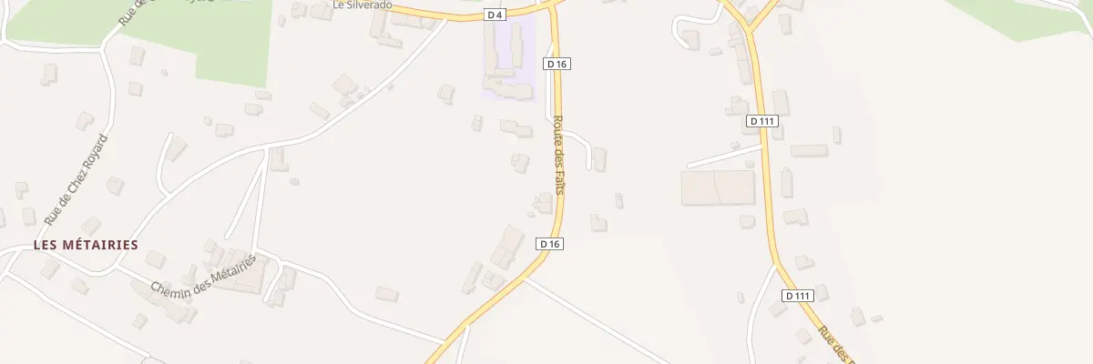 Plan du 178 Rte des Faîts à Marthon