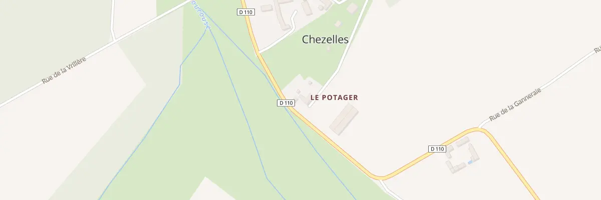 Plan du 1 Le Potager à Chezelles