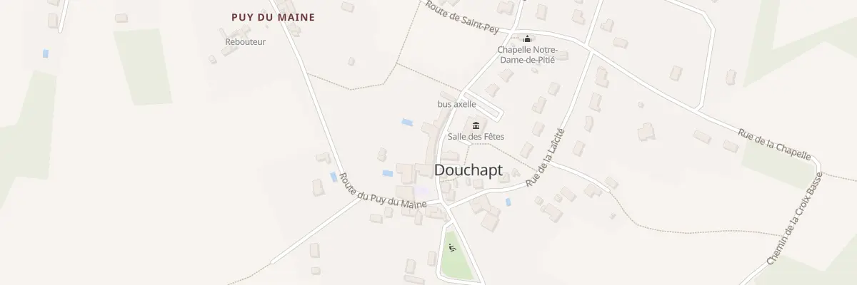 Plan du 1 Rte de l’Eglise à Douchapt