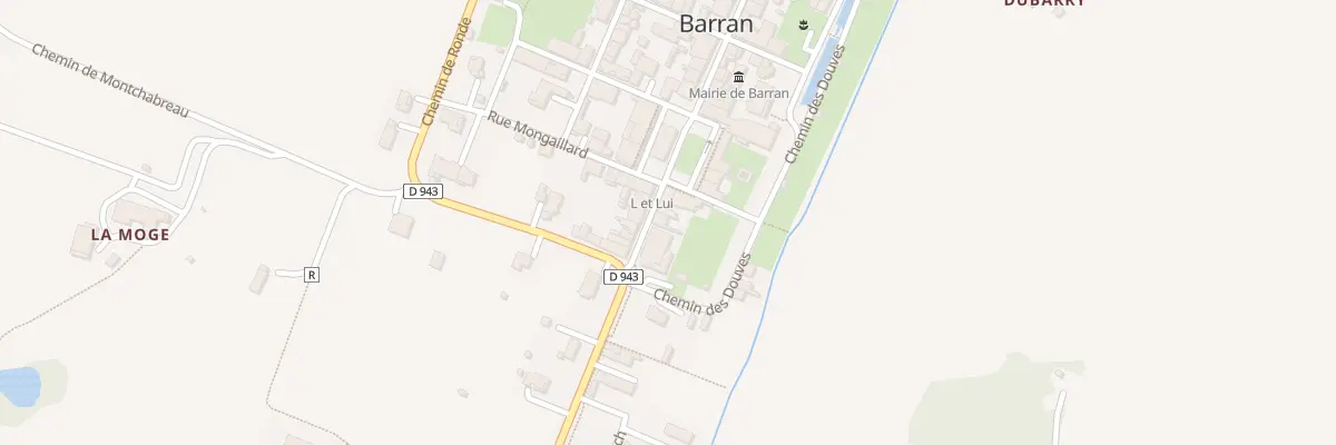 Plan du 55 Rue du Dr G. Demandes à Barran