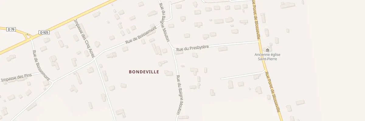 Plan du 1 Rue du Presbytere à Sainte-Hélène-Bondeville