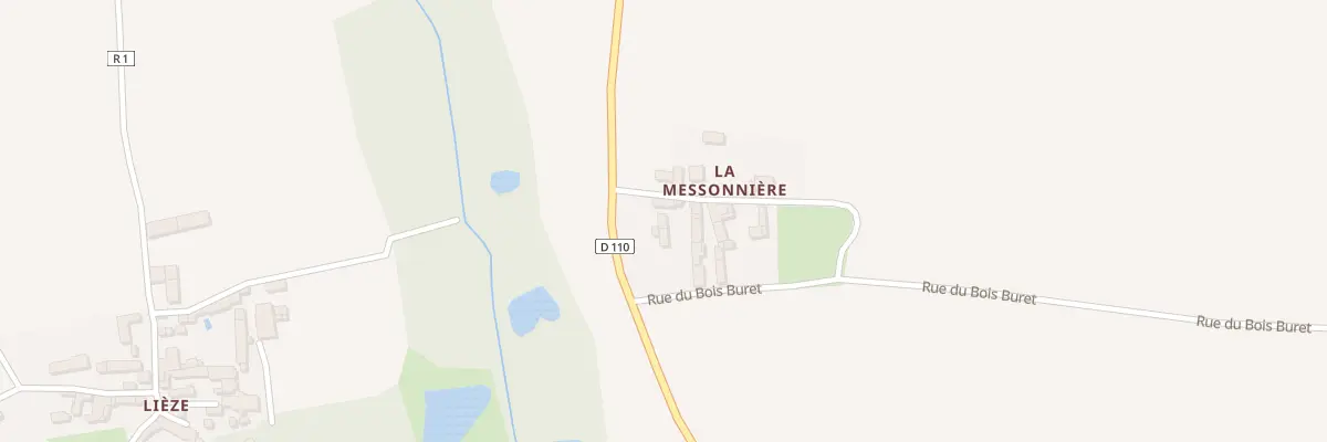 Plan du 3 La Messonniere à Chezelles