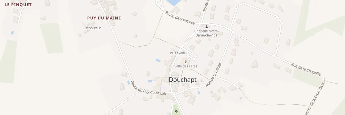 Plan du 3 Rte de l’Eglise à Douchapt