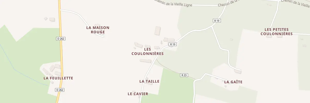 Plan du 5194A Les Coulonnieres à Challes