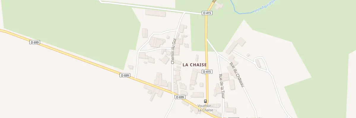 Plan du 10 Che du Got à Vouthon